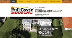 Desktop Screenshot of fullcover-roofing.com